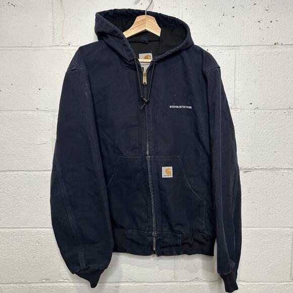 Carhartt Thermal-Lined Hooded Active Jacket “Dark Navy” J131